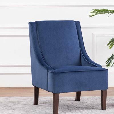 Navy Blue Velvet Side Chair U311