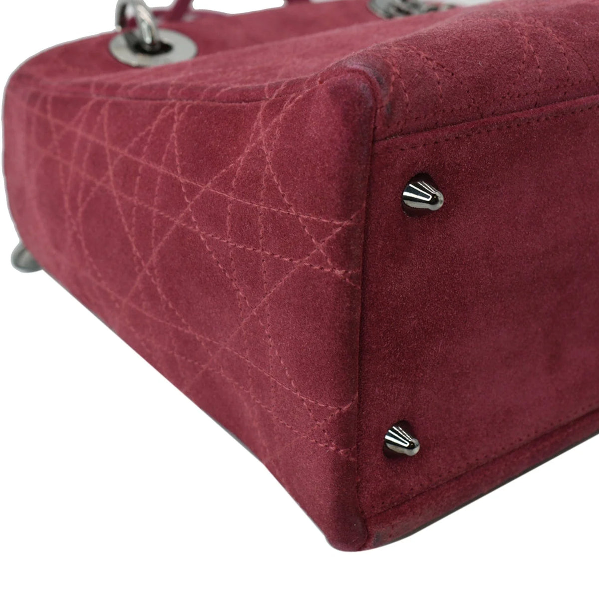 Pre-owned Pink Suede Tote Bag S900
