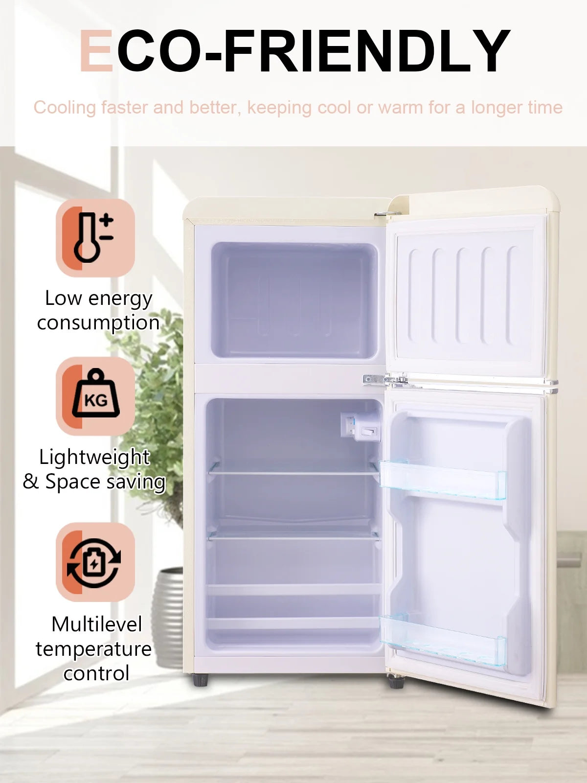 3.5 Cu.ft Mini Fridge with Freezer Q426