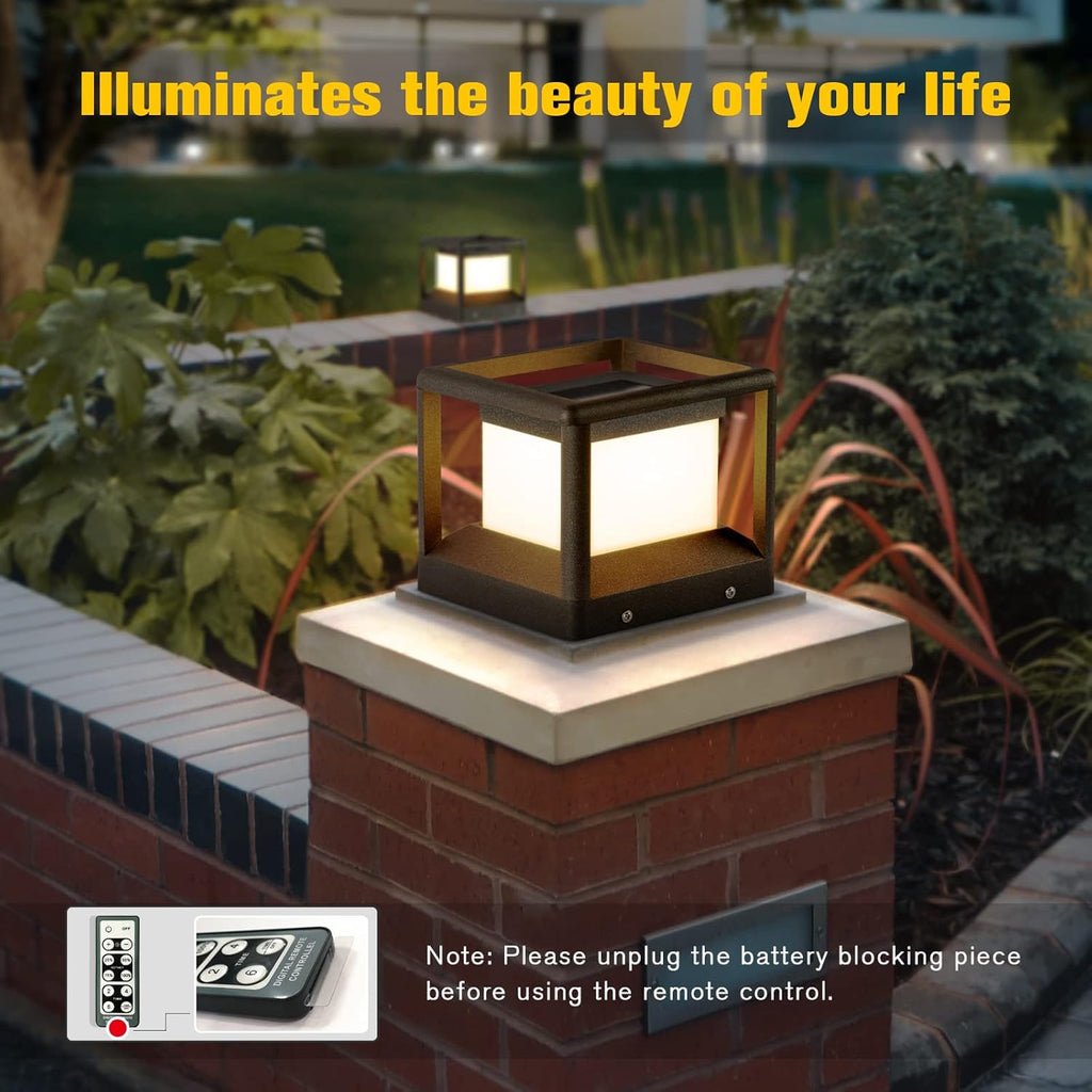 Solar Post Cap Light 3000K IP65 Waterproof P949