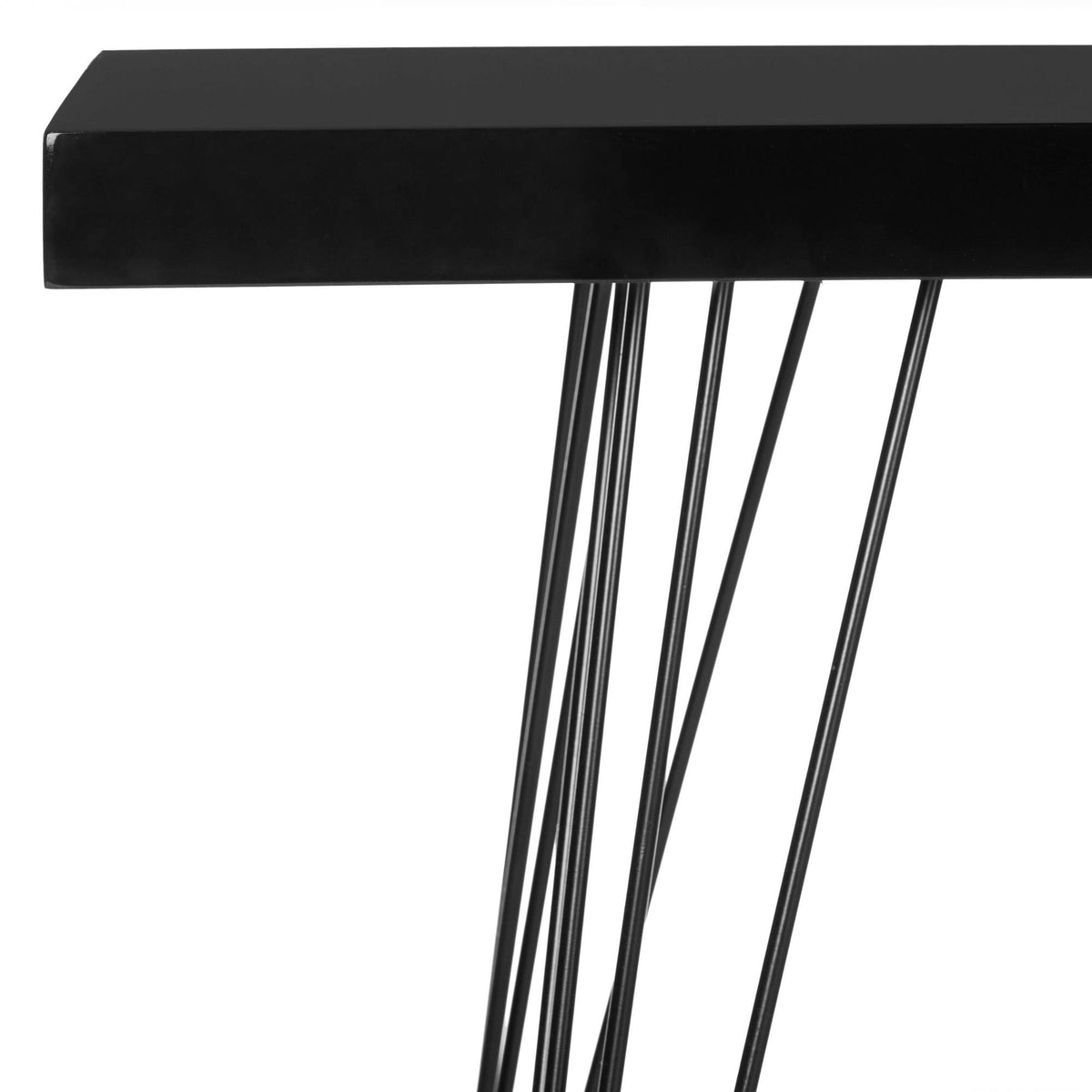 Black Retro Lacquer Console Z669