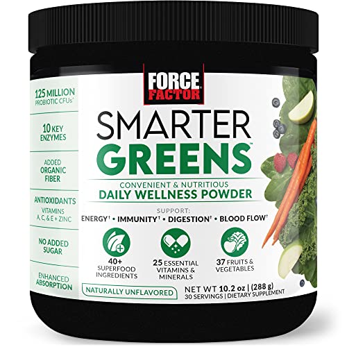 Unflavored Greens Superfood Powder with Probiotics, 30 Servings Q71171