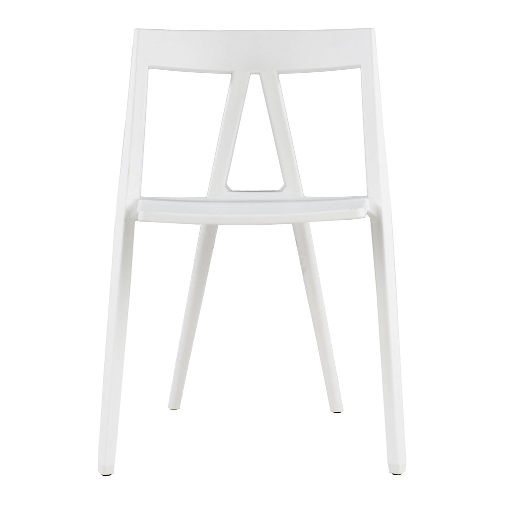 Black Polypropylene Stackable Dining Chair M7112