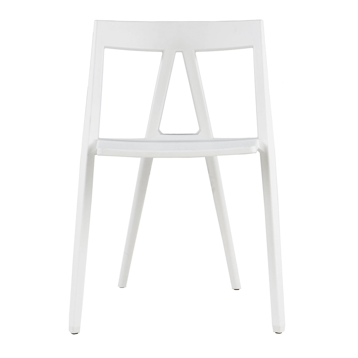 Black Polypropylene Stackable Dining Chair M7112