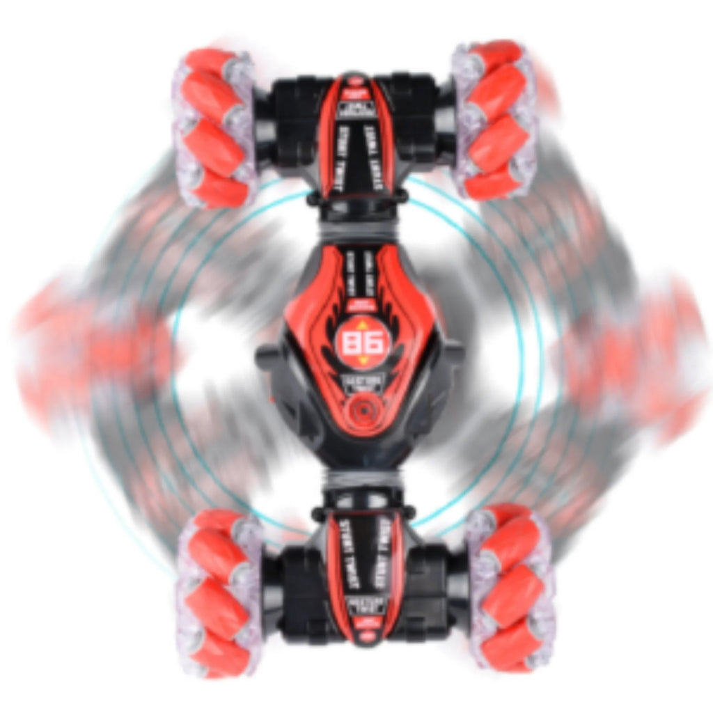RC Stunt Car with Spray Light and Music, 4-Wheel-Drive Off Road Twisting Car Toy B243
