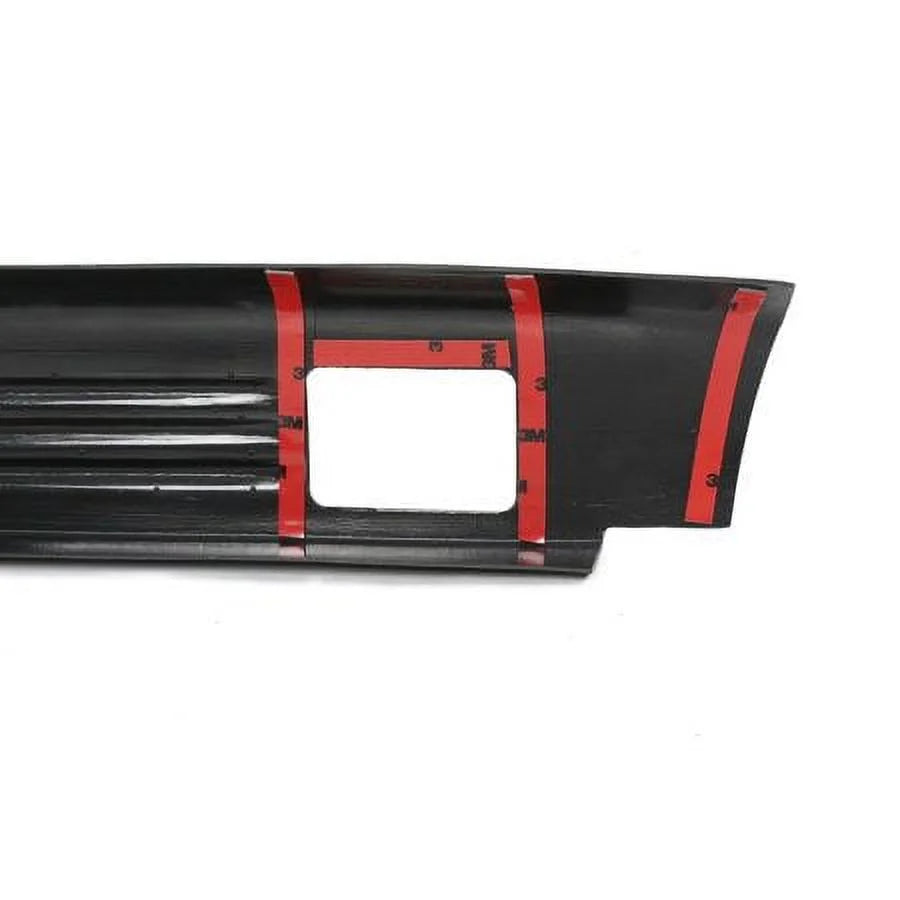 Truck Bed Rail Caps Black Ribbed Finish Set of 2 A880737