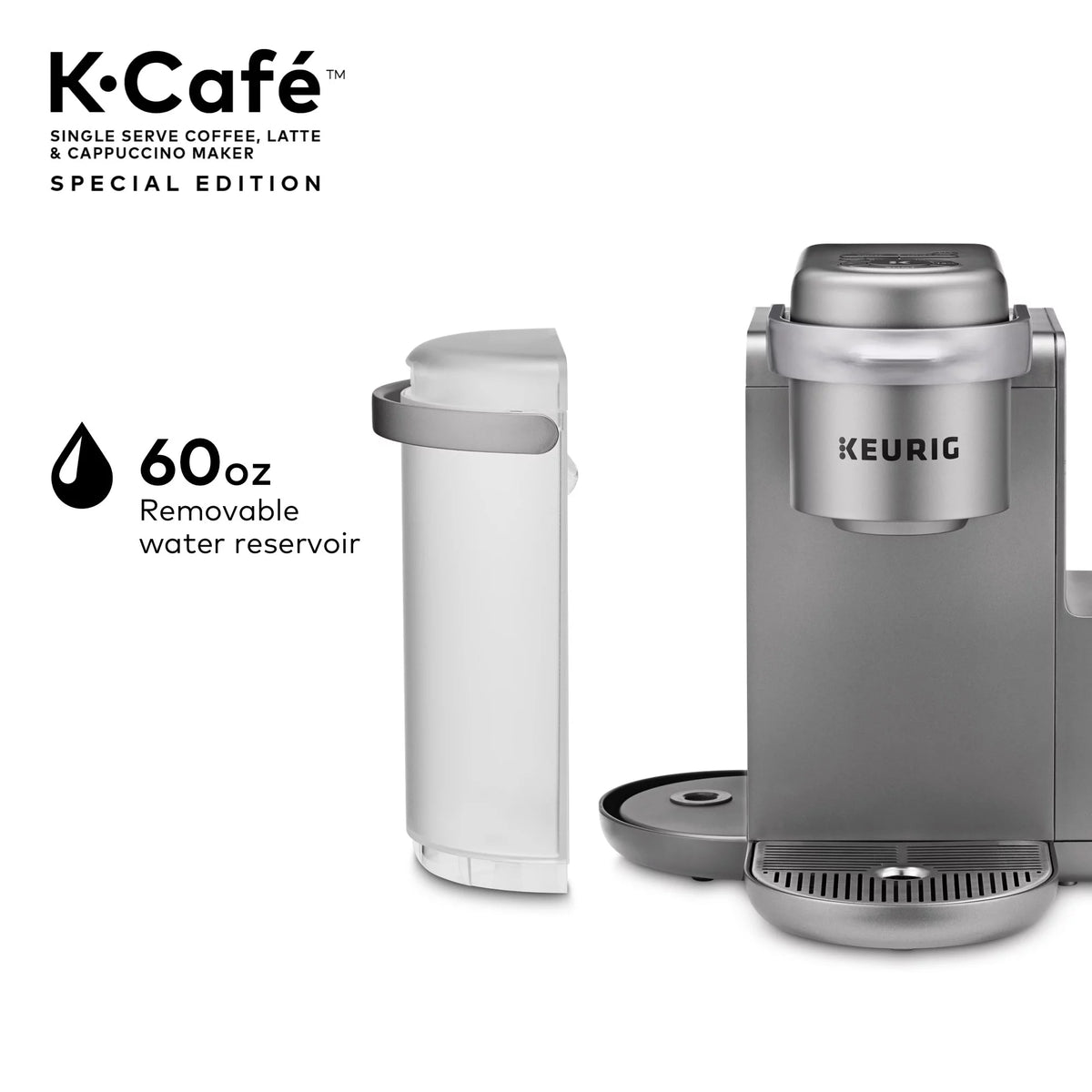 Single Serve K-Cup Pod Coffee, Latte and Cappuccino Maker J102