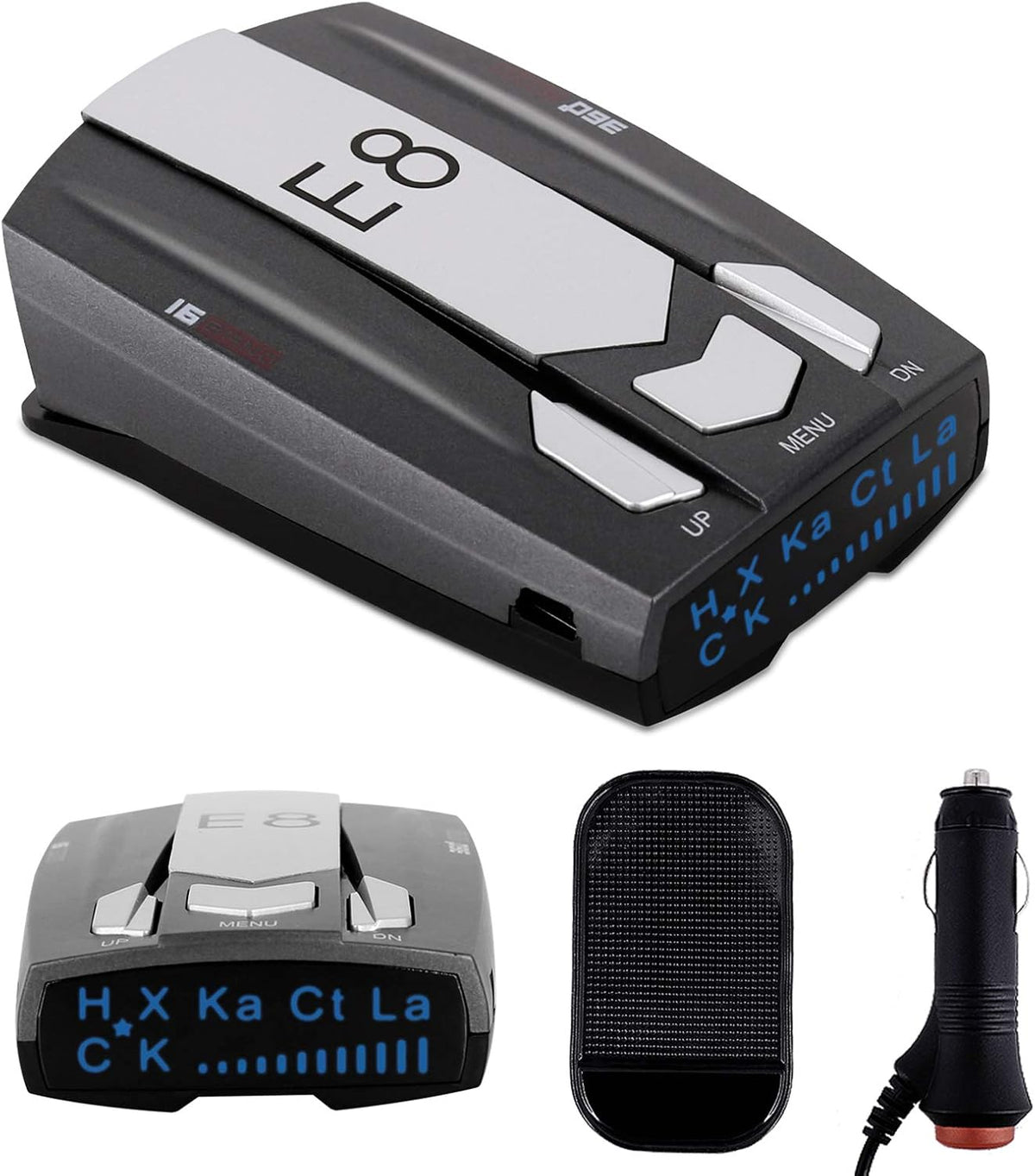 Gray Radar Detector with LED Display W22153